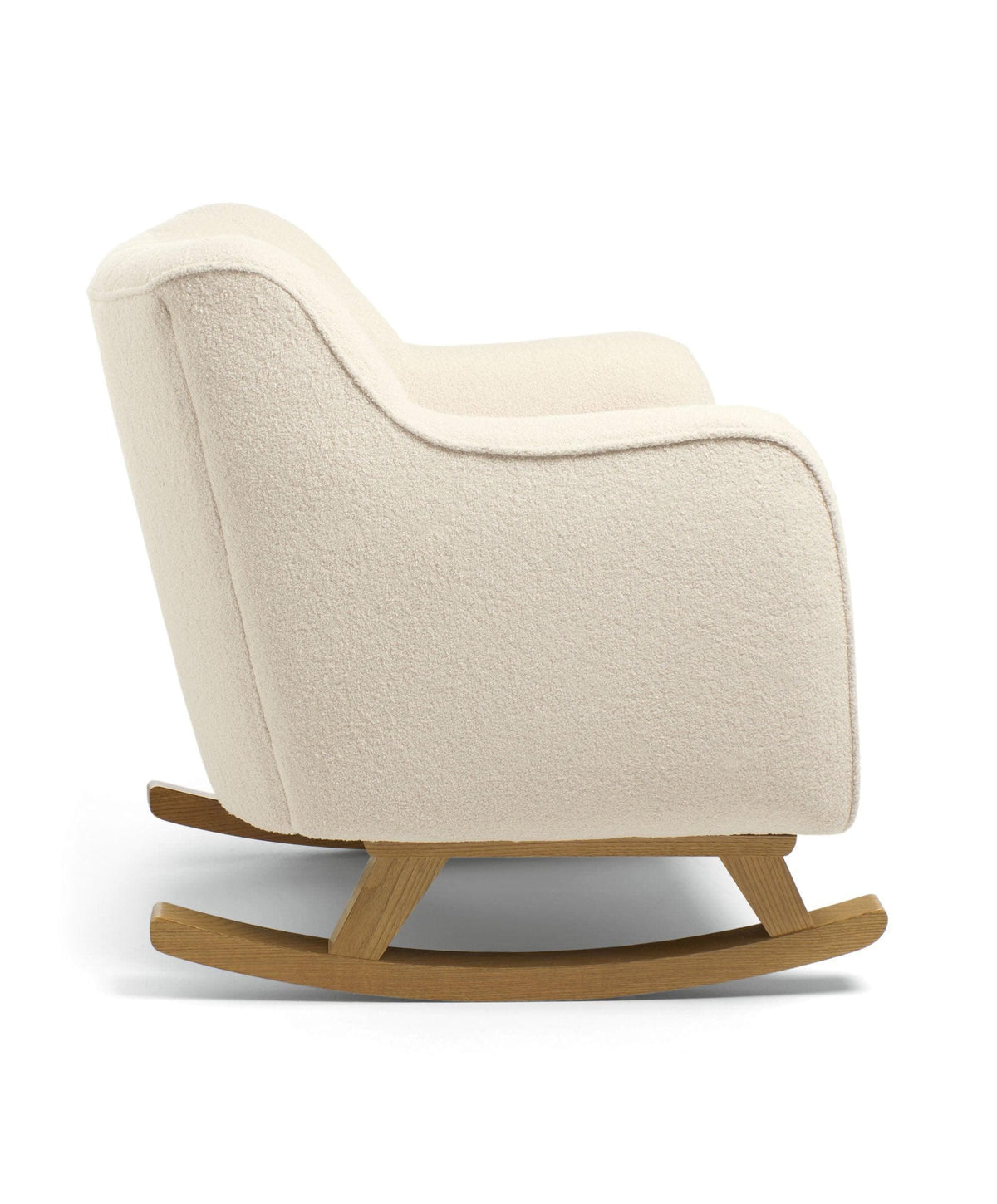 Bowdon Nursing Chair & Footstool - Off-White Boucle – Mamas & Papas UK