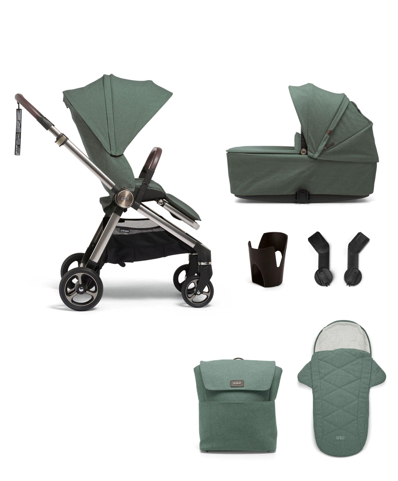 Strada Pushchair Bundle ( 6 Pieces) - Ivy – Mamas & Papas UK