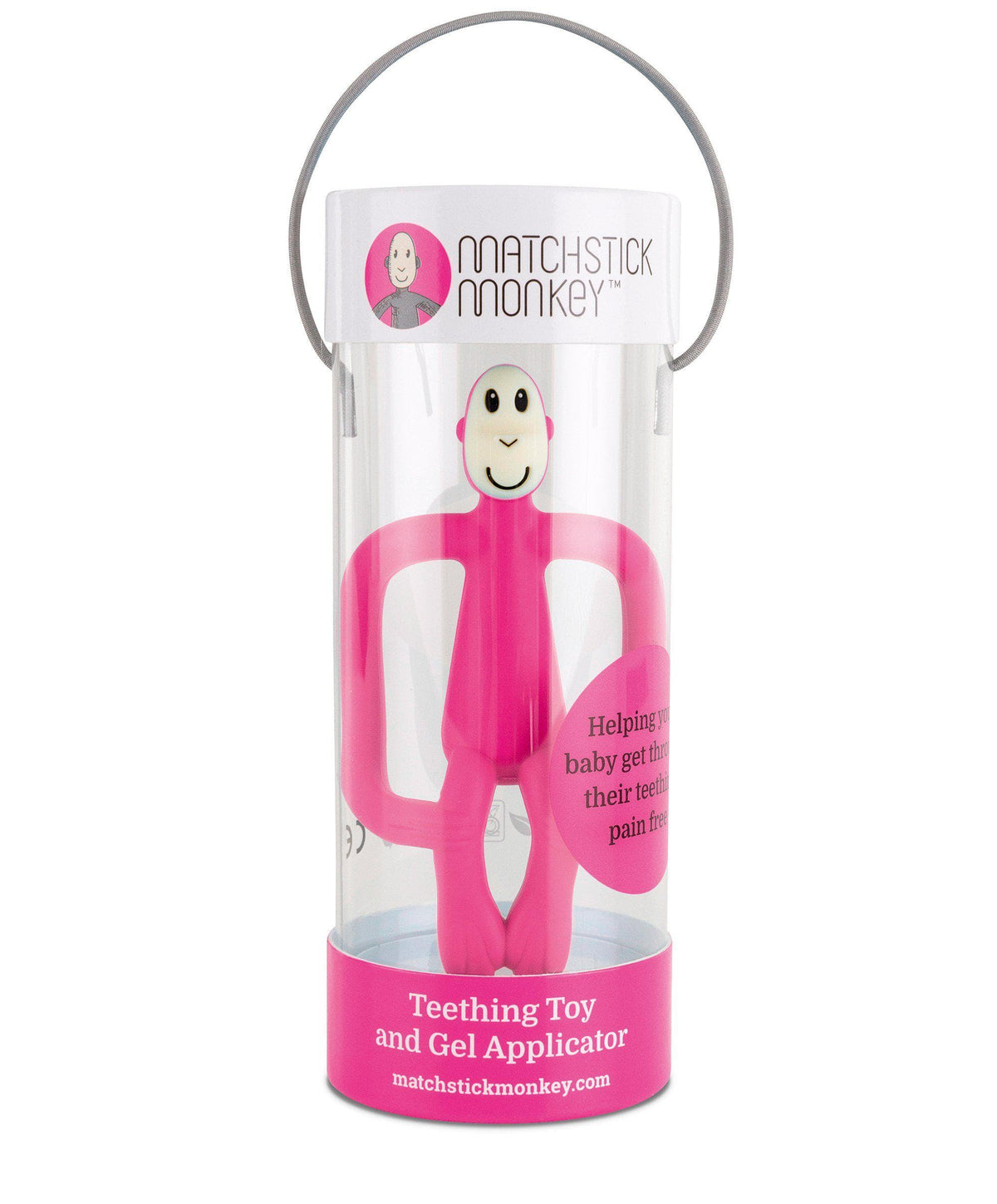 Matchstick Monkey Teething Toy - Pink | Baby Toys & Gifts – Mamas ...